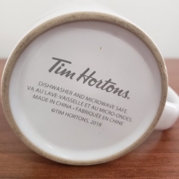 Tim Hortons Mug Coffee Tea Mountain Design Skiing Alpine Design Collectable - Picture 6 of 6